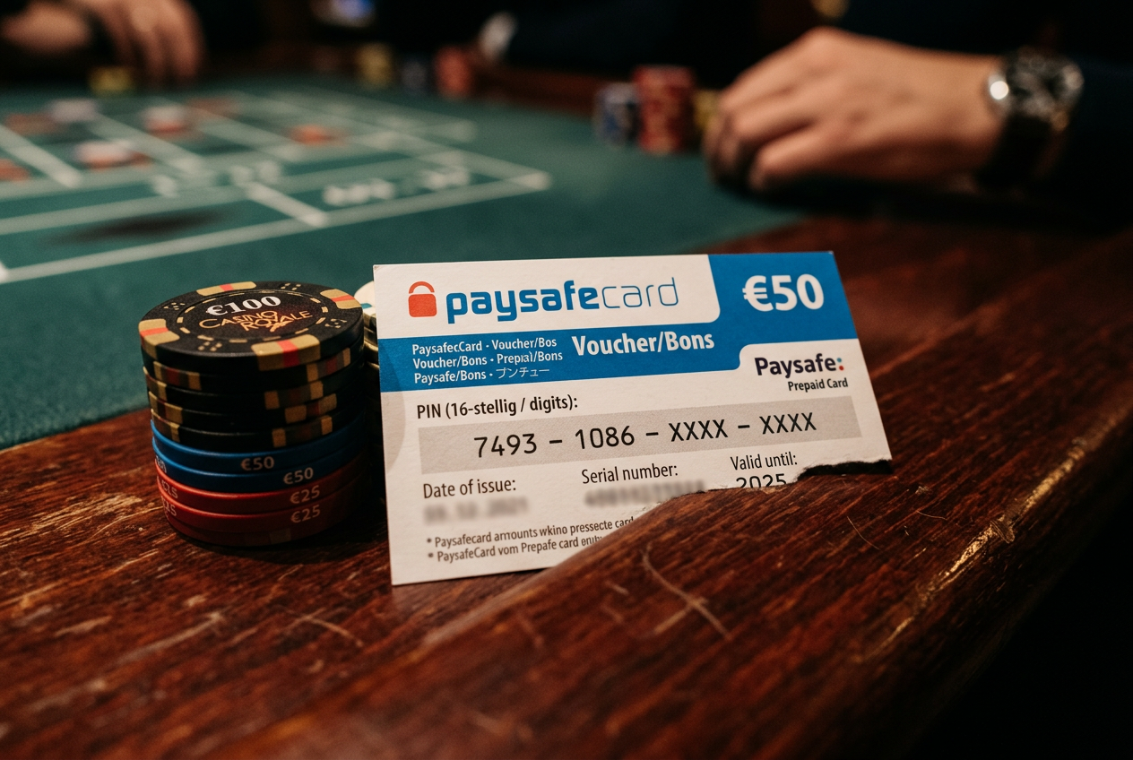 Bezpieczna płatność Paysafecard w kasynie online
